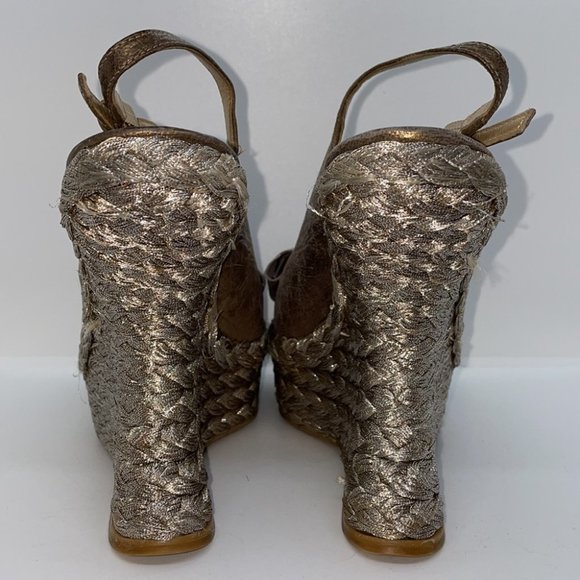 Stuart Weitzman Metallic Espadrilles - Picture 6 of 7